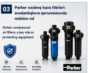 Parker sıxılmış hava filtrləri