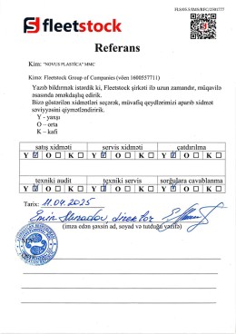 "NOVUS PLASTİCA" MMC