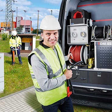 Test van systems for cable fault location