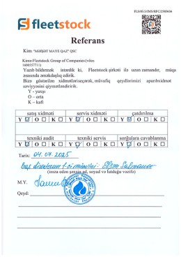 "MƏİŞƏT MAYE QAZ" QSC