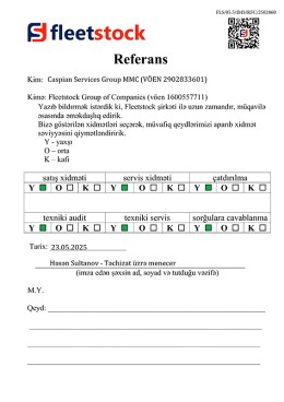 "CASPİAN SERVİCES GROUP" MMC