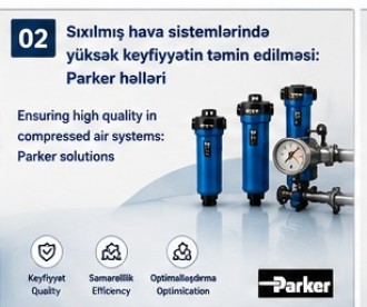 PARKER HANNIFIN – SIXILMIŞ HAVA VƏ QAZ HƏLLƏRİ