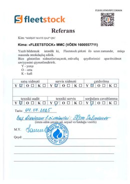 "MƏİŞƏT MAYE QAZ" QSC